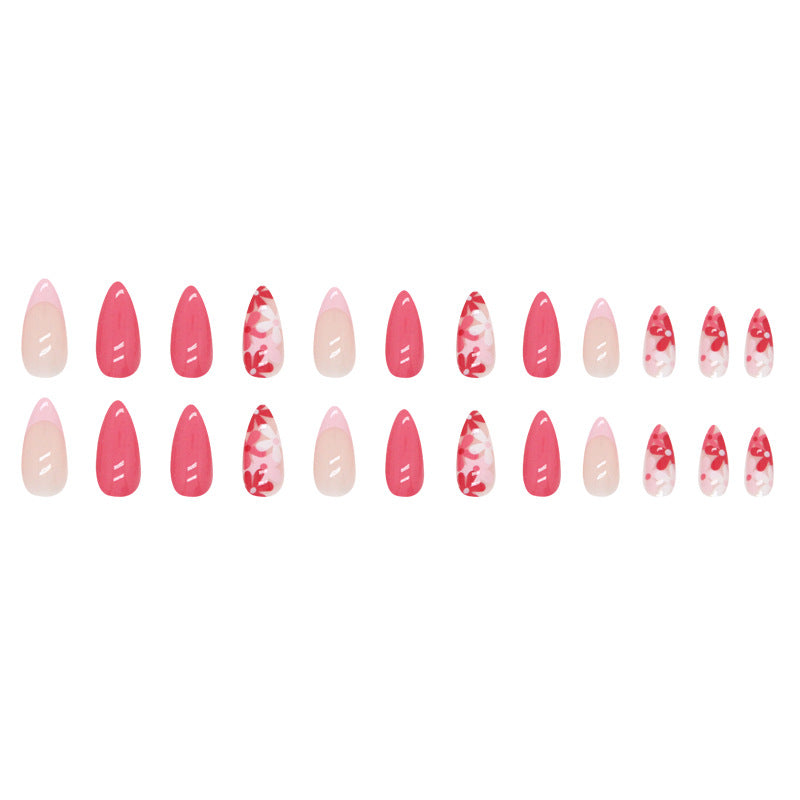 Wholesale Almond nail full print wear nail