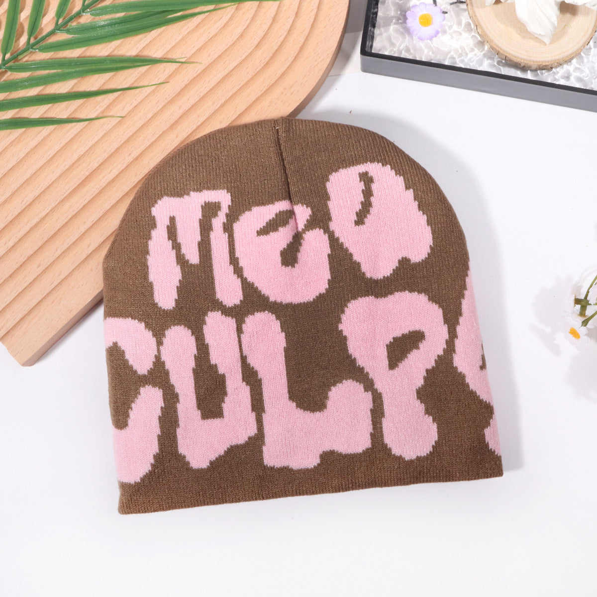 Wholesale Colorful letter jacquard knitted Winter Hat