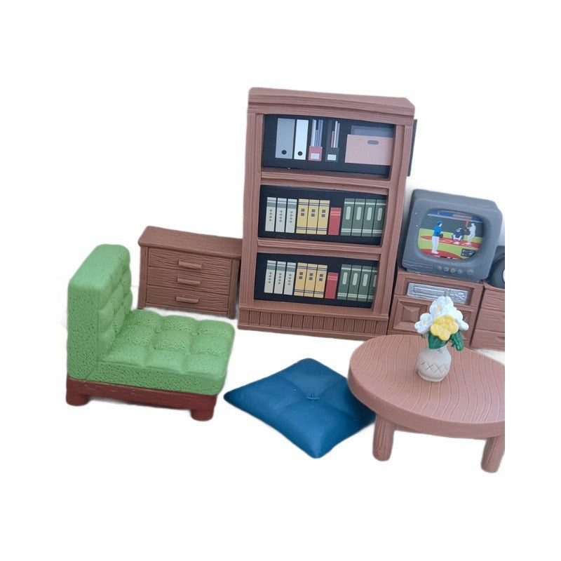 Wholesale Mini sofa cabinet furniture ornaments  Doll Accessories