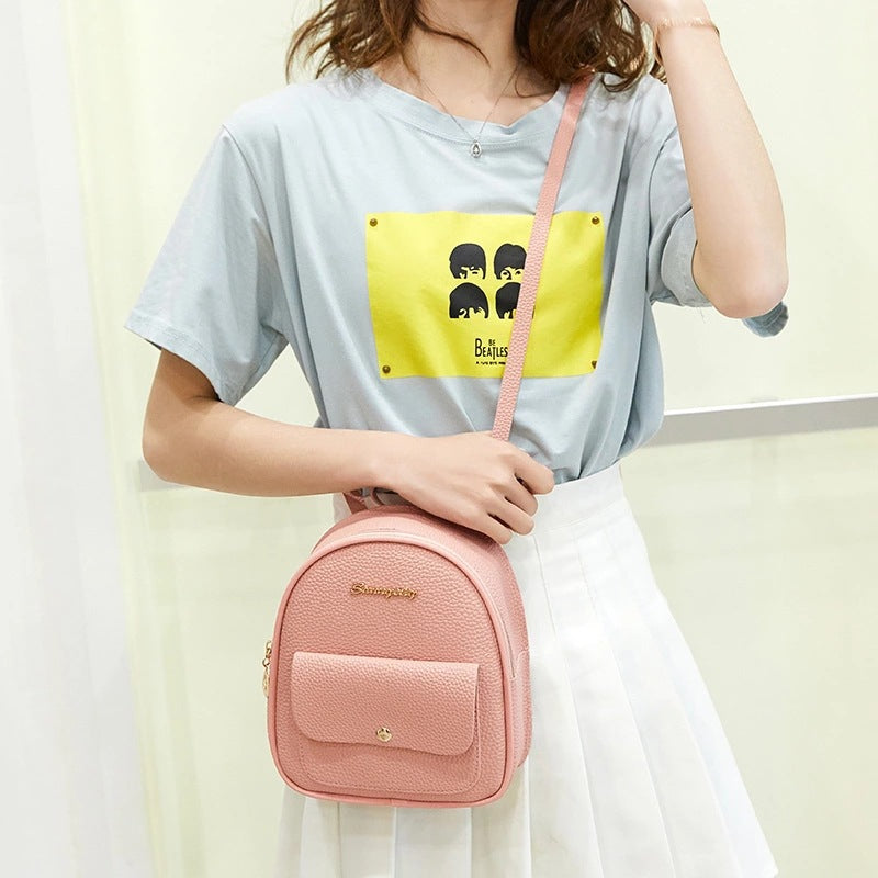 Wholesale PU Letter Logo Backpack