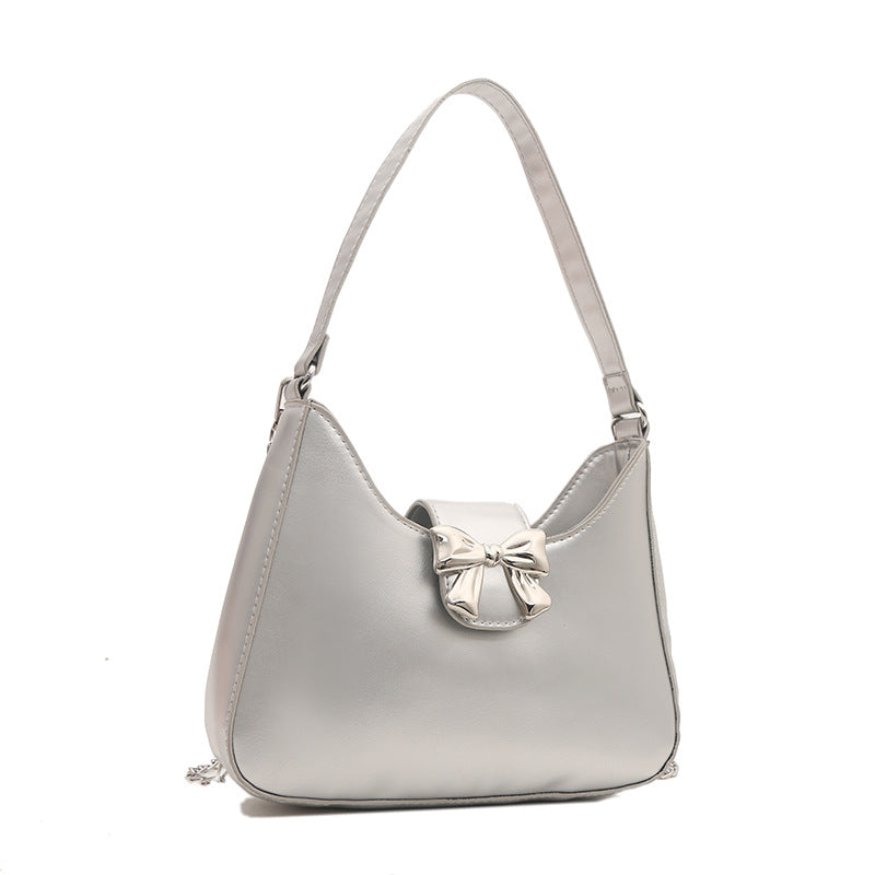 Wholesale Fashion Bow Decoration Popular Chain Crossbody Shoulder Bag