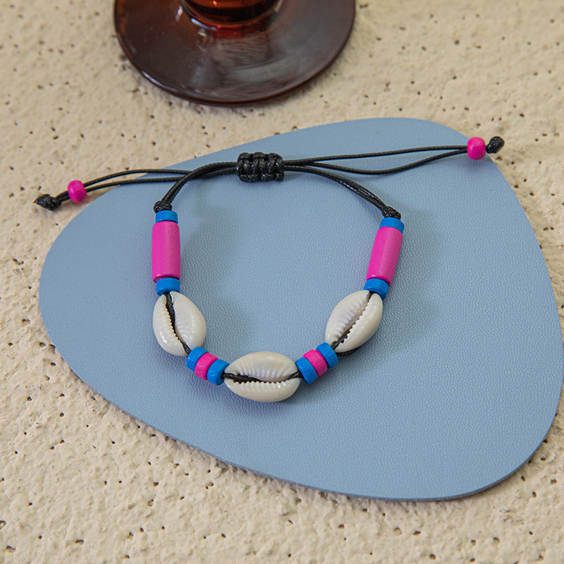 Wholesale Hand Woven Natural Shell Bracelet Rope