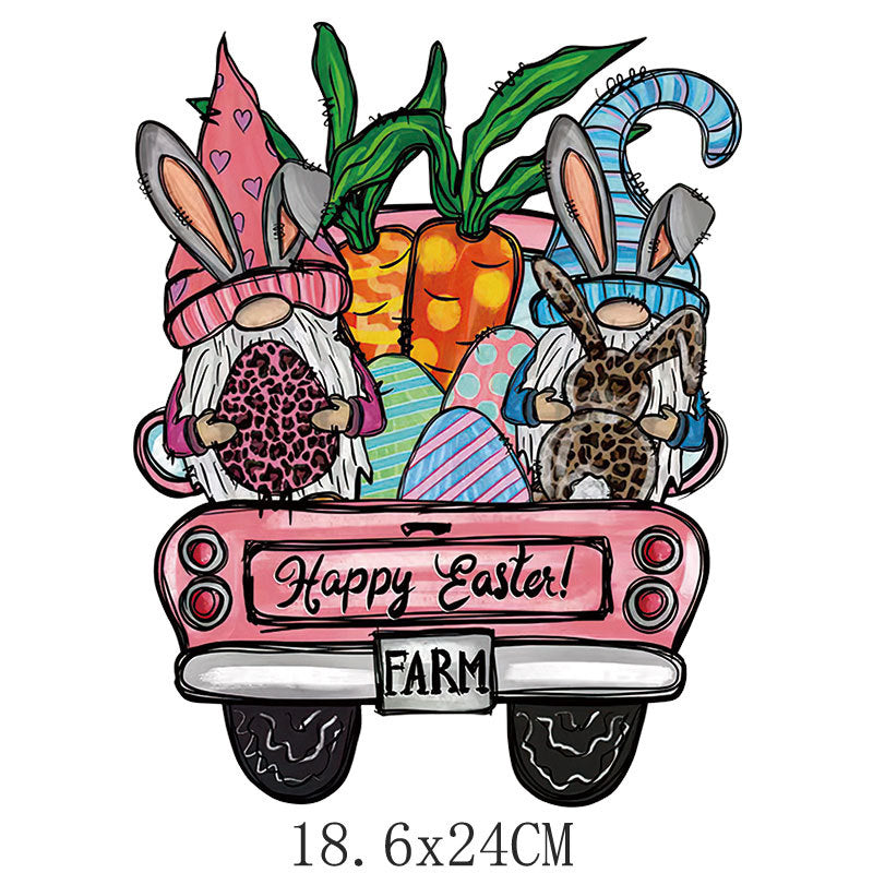 Wholesale Easter heat transfer  UV DTF Ready to Press Transfers Wraps