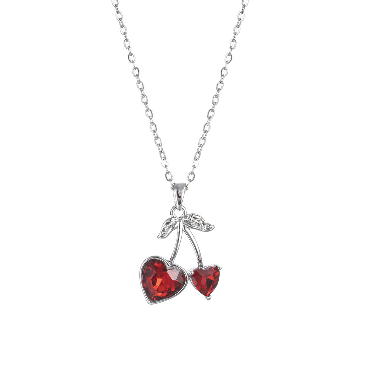 Wholesale Cherry necklace titanium steel clavicle chain