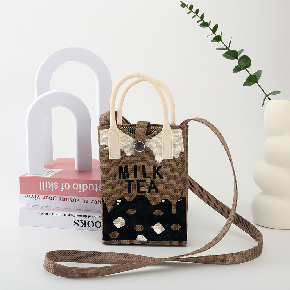 Wholesale Knitted Versatile Sweet Crossbody Handbags
