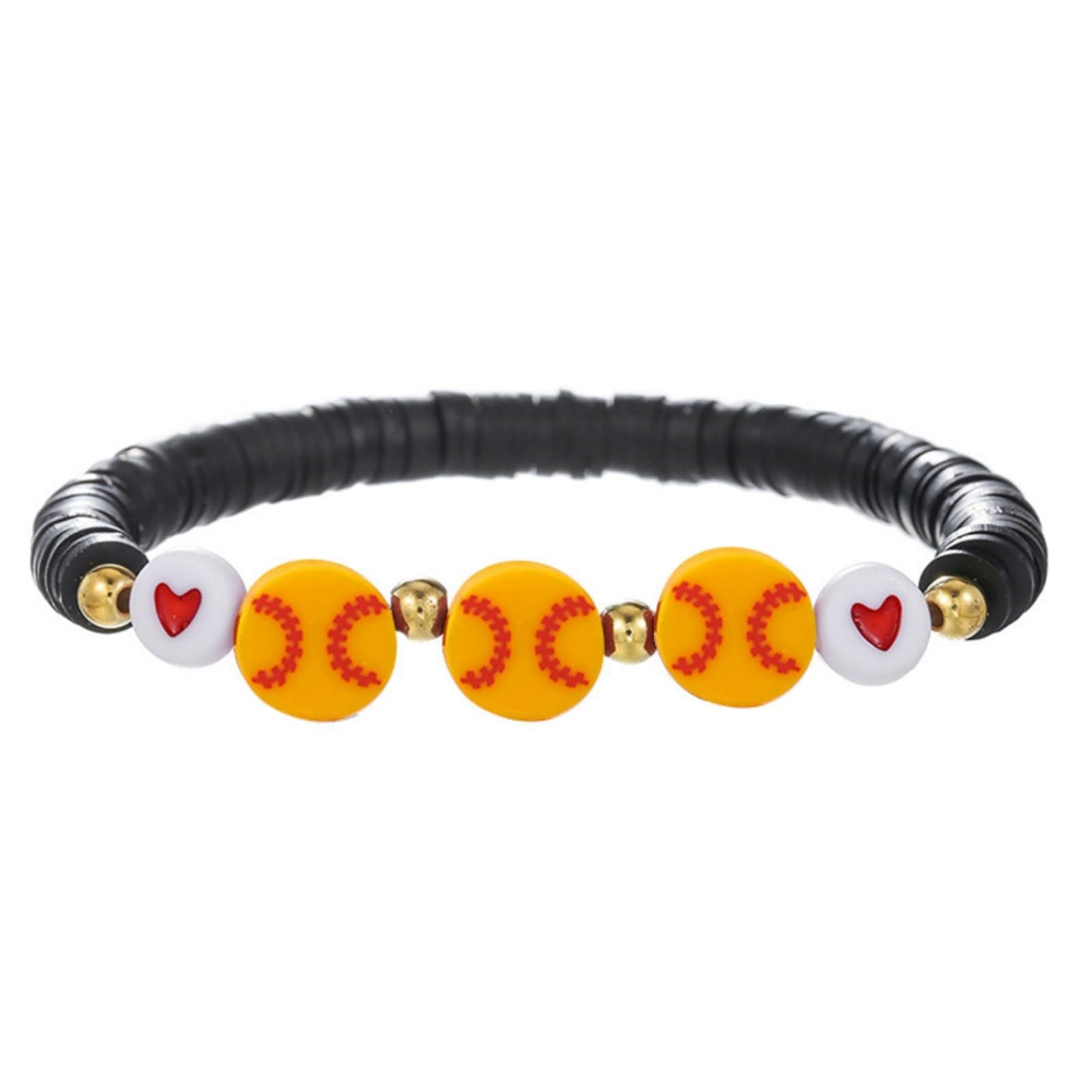Wholesale Sports Ball Basketball Baseball Football Soft Acrylic Bracelet