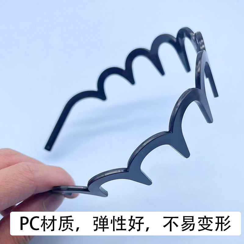 Wholesale Frosted toothed face wash non-slip hair band