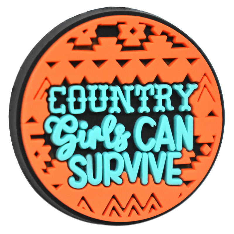 Wholesale Random 100pcs Flower Horror  Phrase Focal Beads