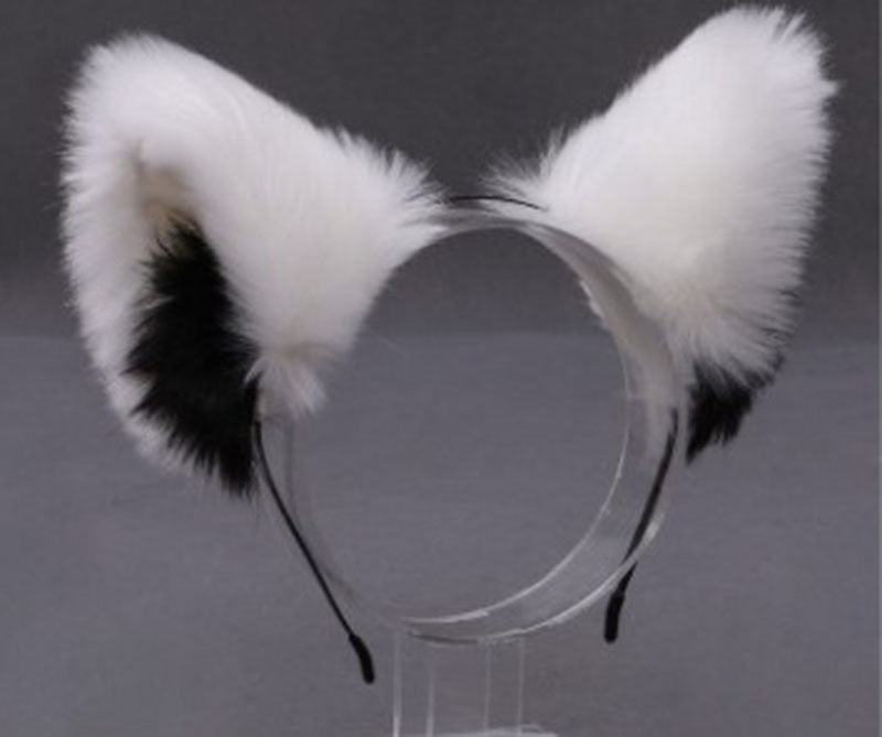 Wholesale Cat's Ears Plush Hair Hoop