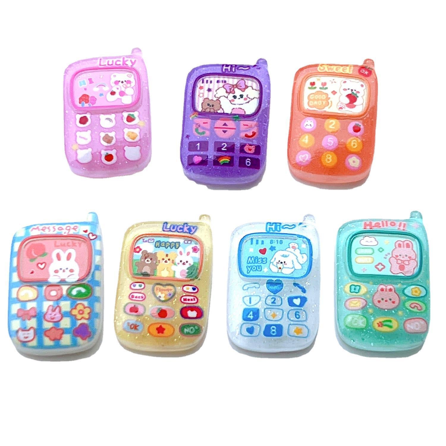 Wholesale 20pcs/pack Resin diy accessories mobile phone case diy hair accessories cream glue