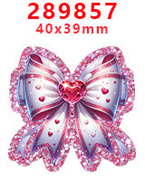 Wholesale Random 30pcs Pink Bow Series Acrylic Flatback