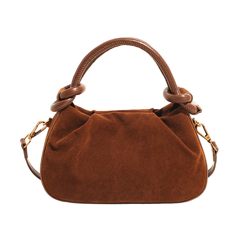 Wholesale PU leather bucket high-end versatile crossbody bag