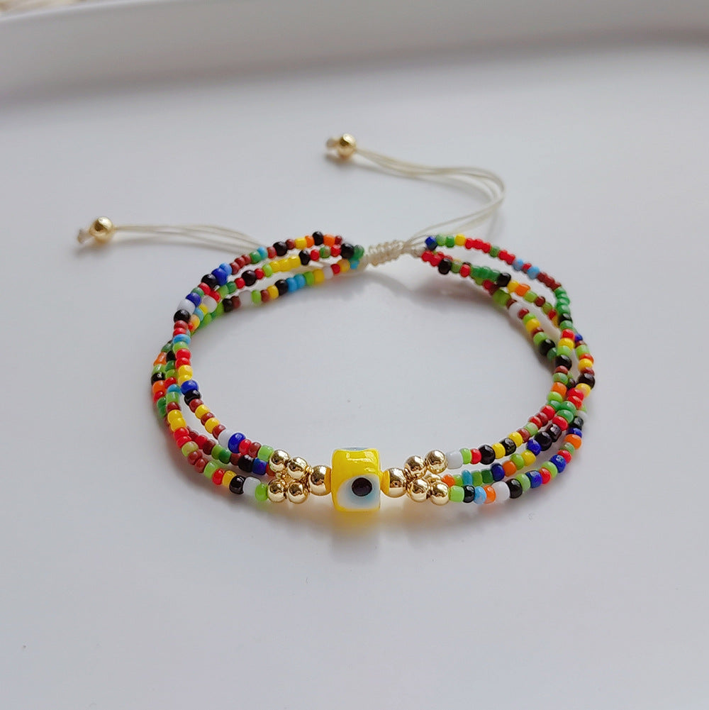 Wholesale Multi-layer Laminated MGB Beads Bracelet