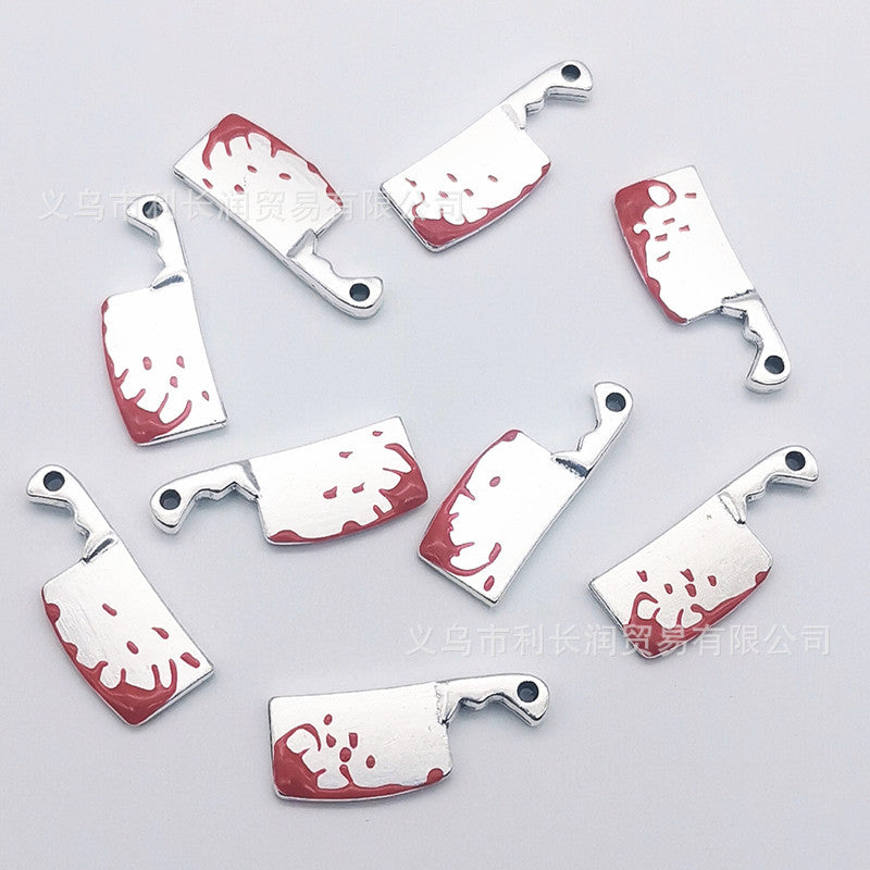 Wholesale 10pcs  Double-sided Oil Dripping Pendant Decorations