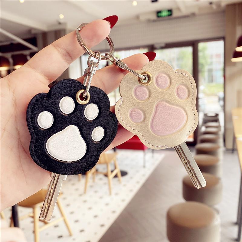 Titular de la llave de la garra del gato de dibujos animados de PVC al por mayor