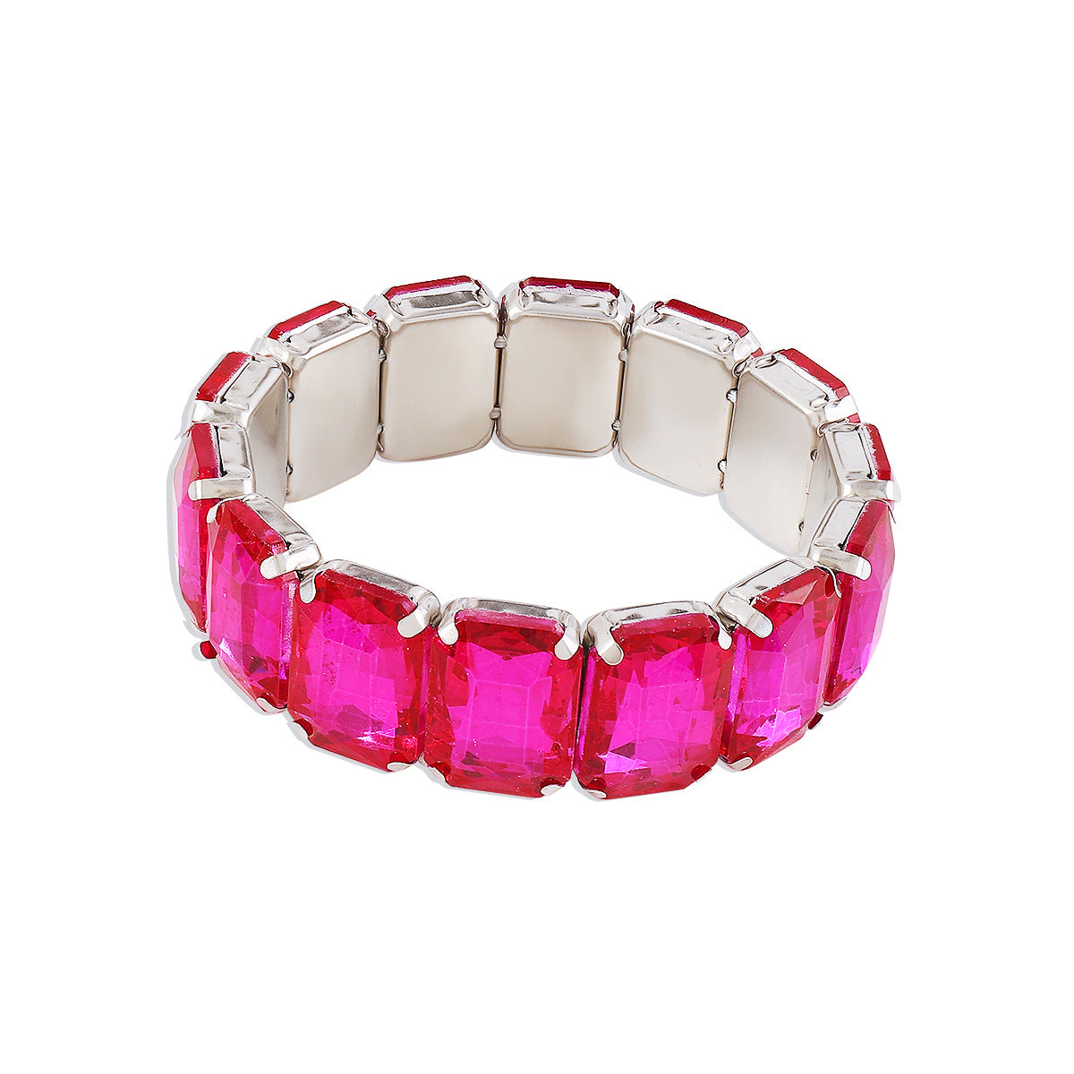 Wholesale Simple Rhinestone Fashionable Elastic Bracelet