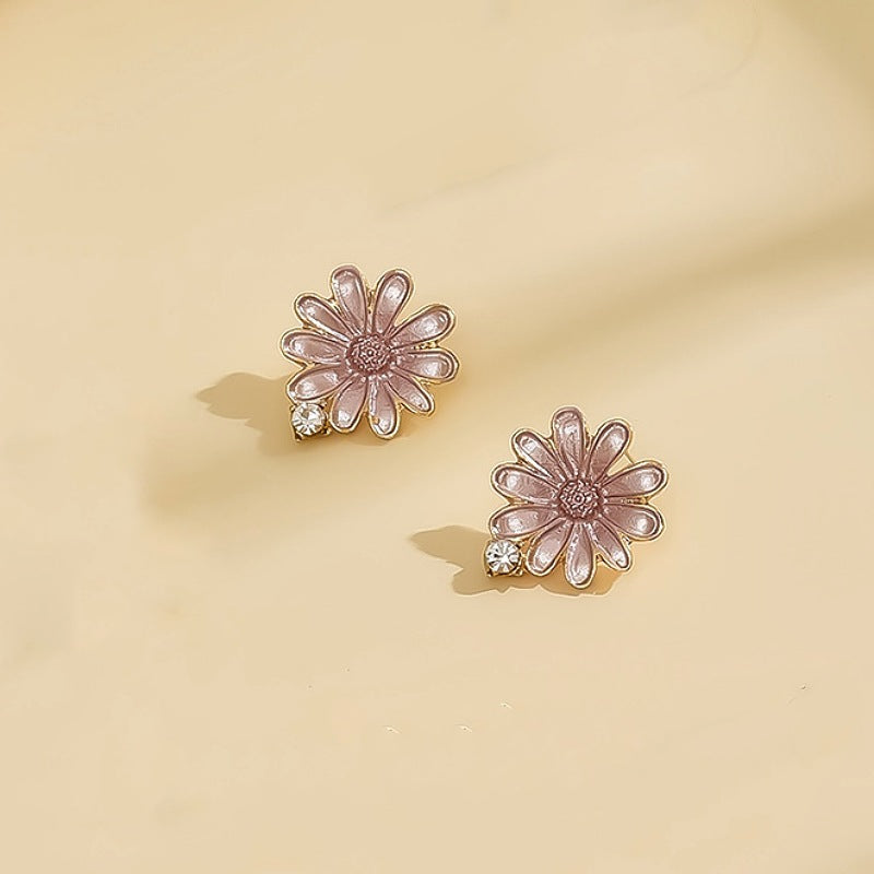 Wholesale New Colorful Butterfly Necklace Earrings Fresh and Sweet Jewelry Set