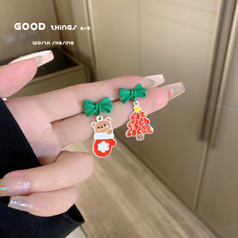 Wholesale Christmas Red Earrings