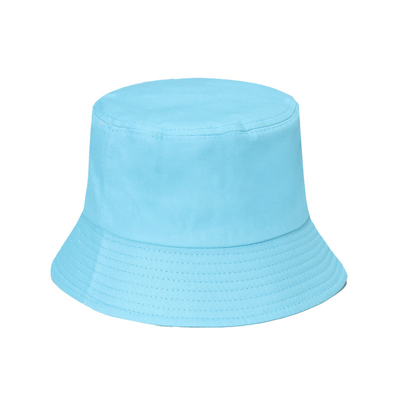 Wholesale Solid Color Fisherman Hat Simple Sunshade Outdoor Sun Protection Polyester Sun Hat