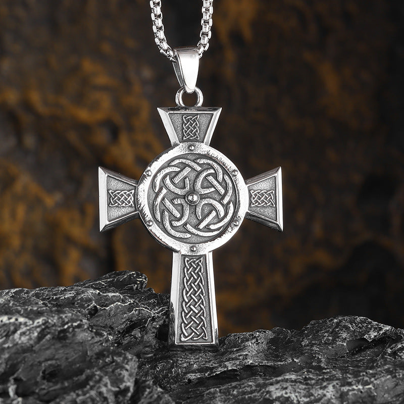 Wholesale Retro Viking Celtic Knot Cross Pendant