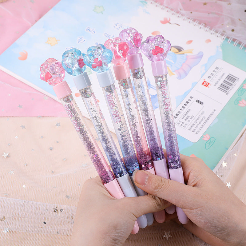 Plástico de plástico para el plástico de plástico aceite de arena que fluye rollerball de arena