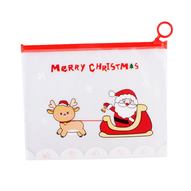 Wholesale Christmas Gift Pull PVC Chain Bag File Bag