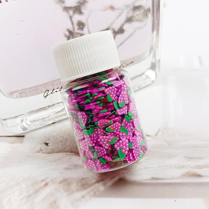 Wholesale Fruit clay slices 20ml small bottle 15g