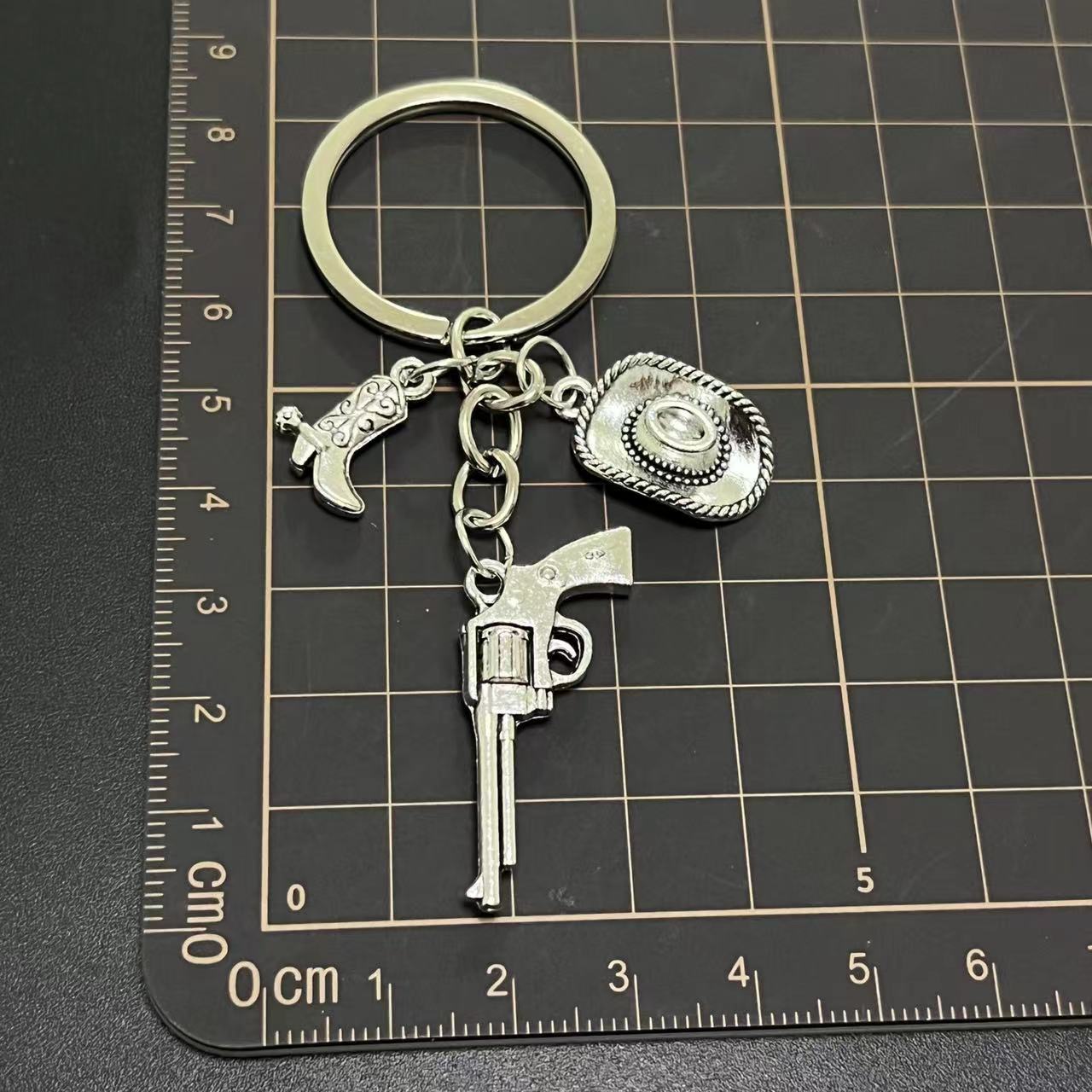 Wholesale Cowboy Hats Riding Boots Western Cowboy Keychains