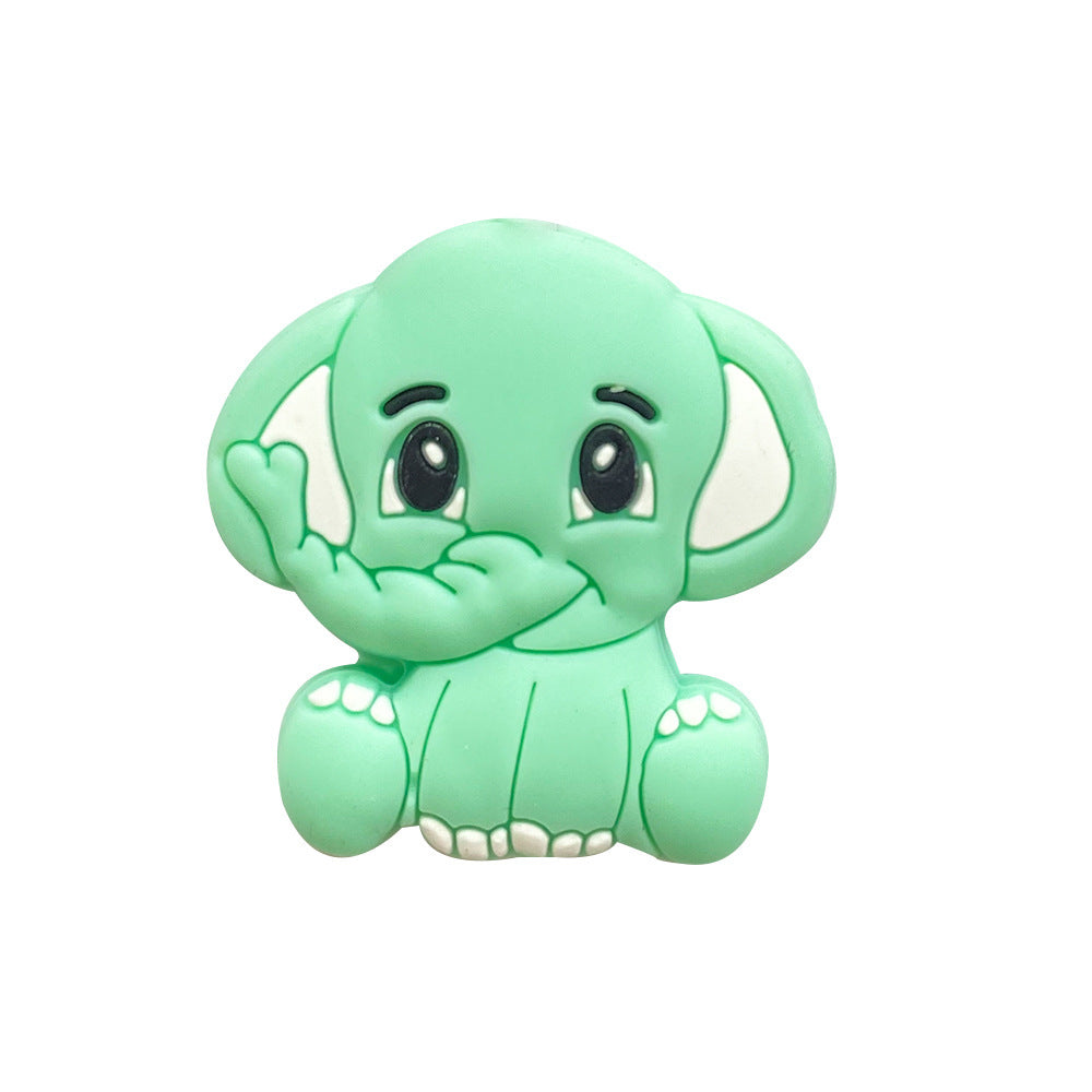 Wholesale 10pcs colorful cartoon elephant animals focal beads