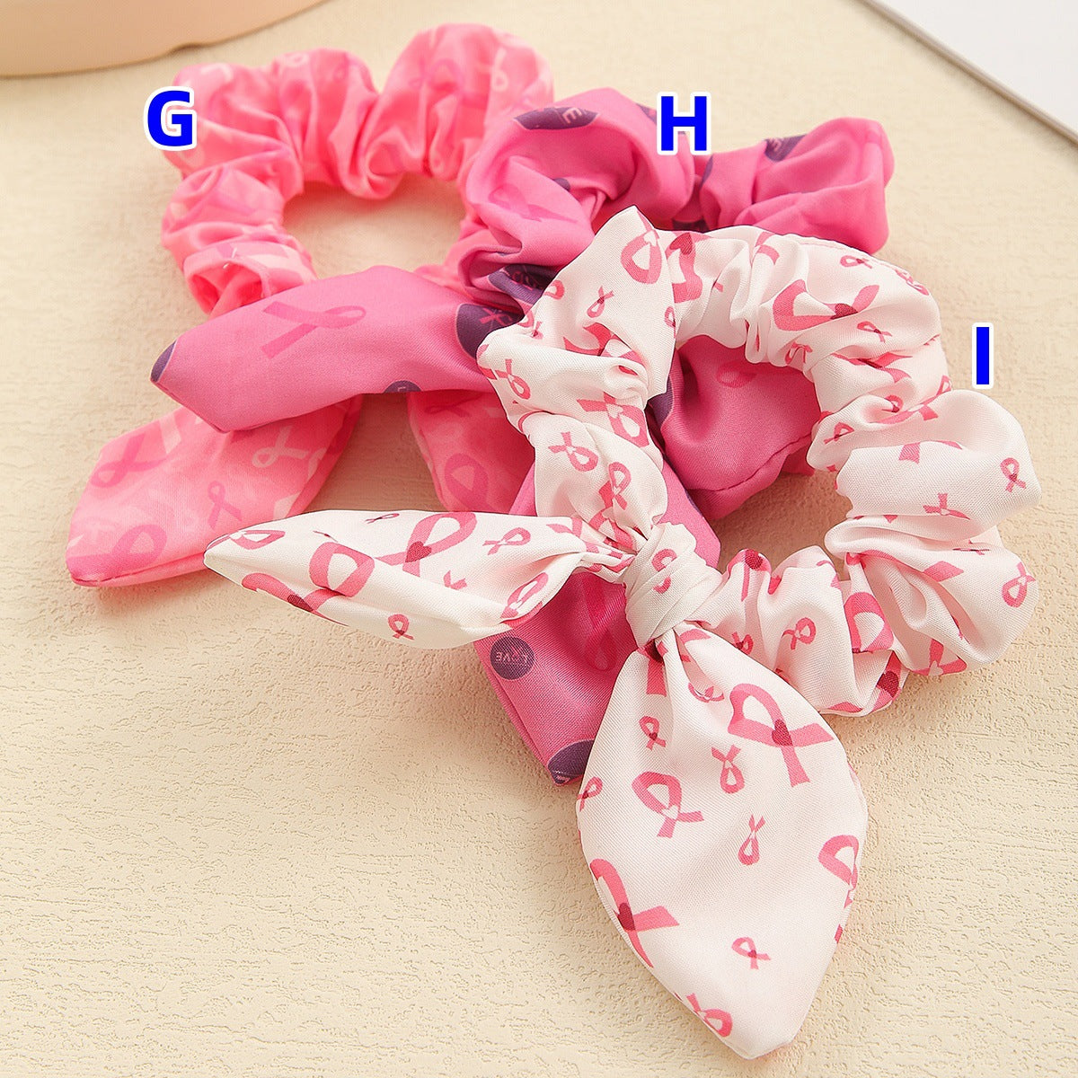 Wholesale Cute Original Design Rabbit Ear Hair Scrunchies