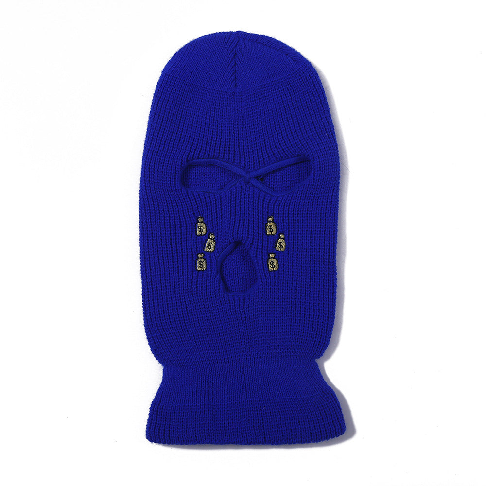 Wholesale Batch Winter Three Hole Hat Money Tears Knitted Hat