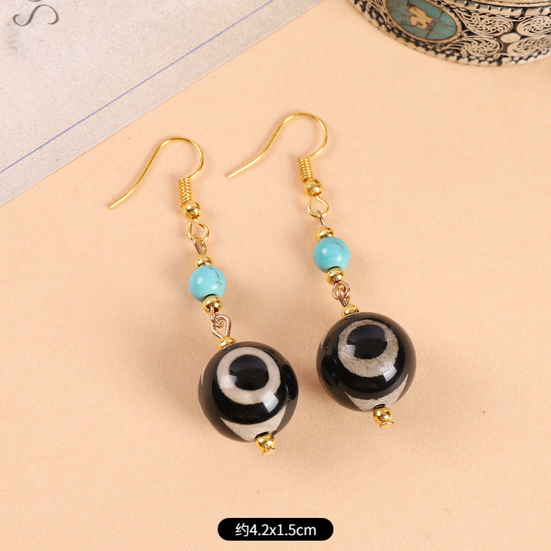 Wholesale Ethnic Style Retro Art Earrings