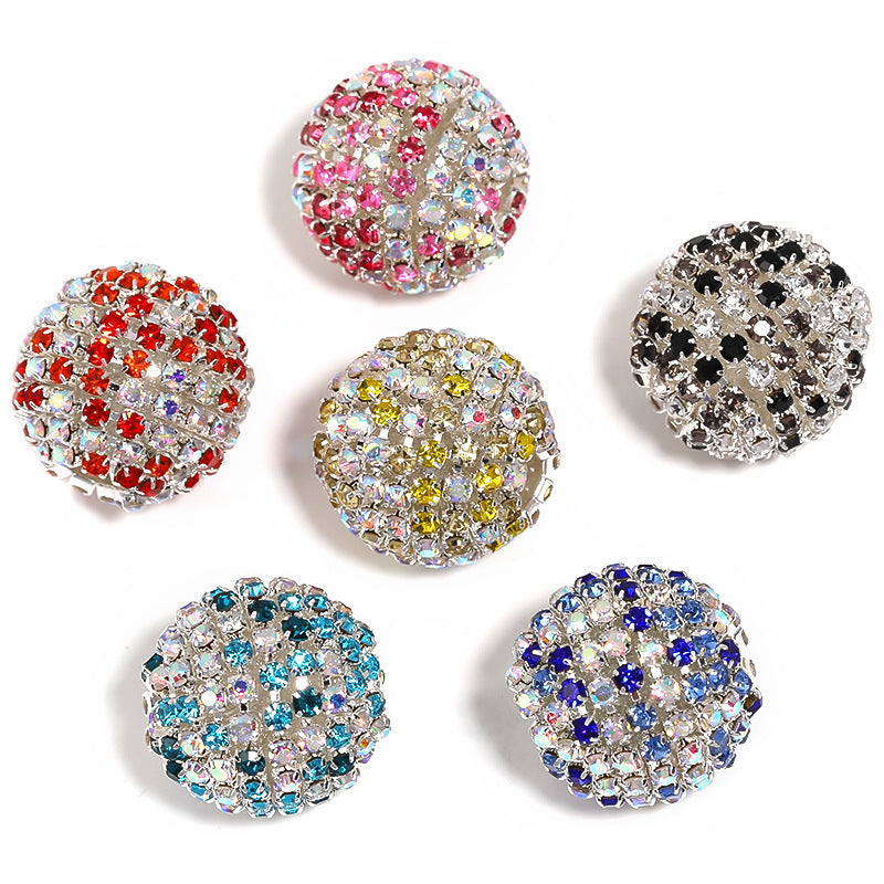 Wholesale 5PCS/PACK Colored Diamond Acrylic Beads