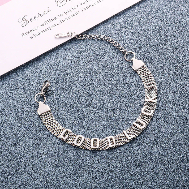 Wholesale Titanium Steel Non-fading Bracelet