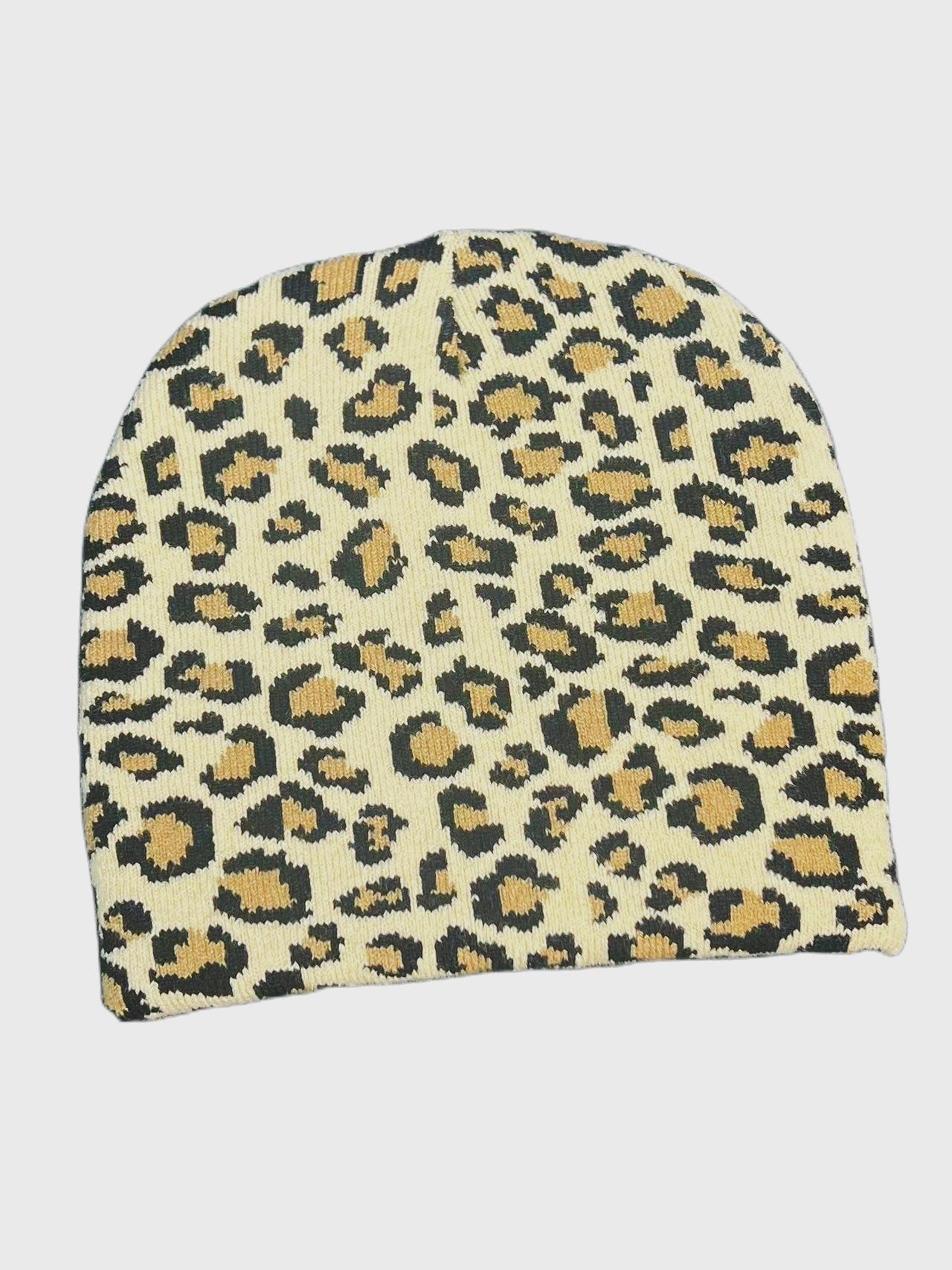 Wholesale Acrylic Leopard Print Warm and Cold Resistant Wool Hats