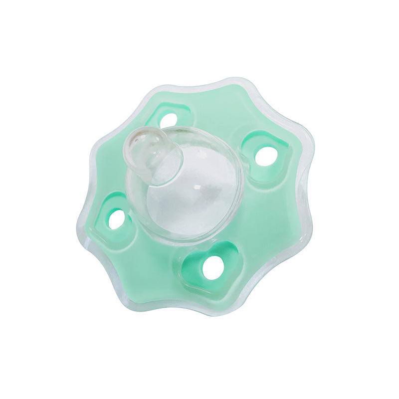 Wholesale Silicone Two-color Teether Pacifier