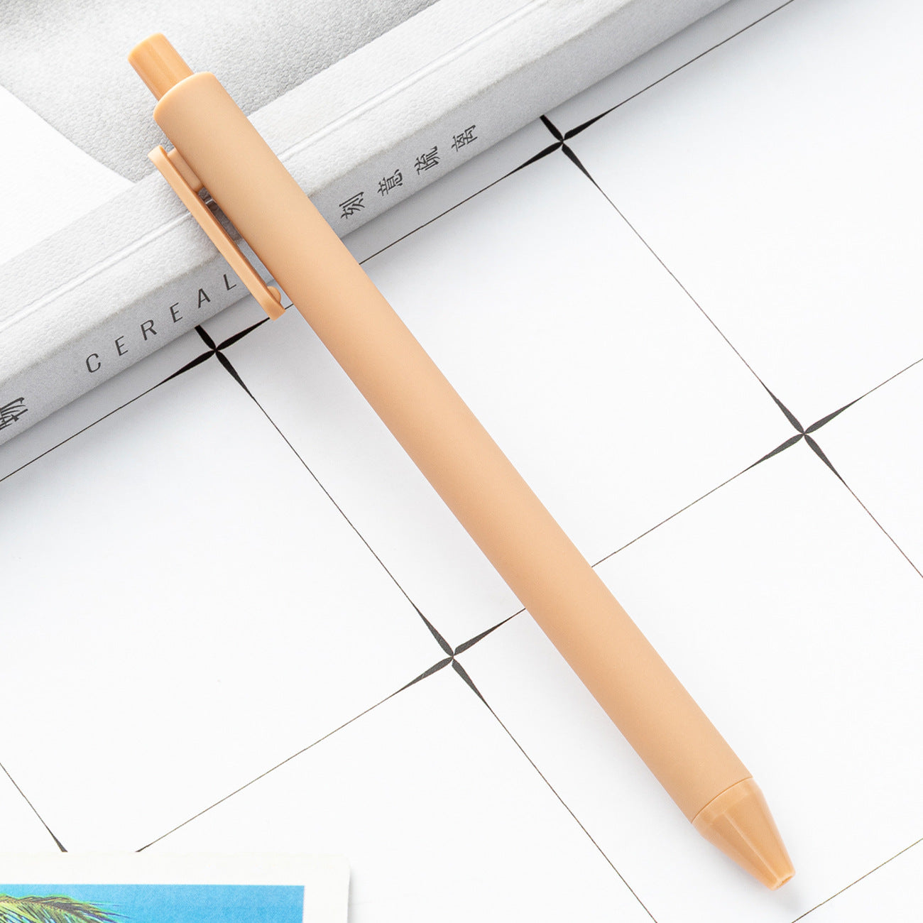 Whoelsale Candy Color Press Plastic Pen Gift Office Tools Teacher Gift