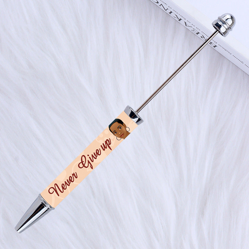 Wholesale Beadable Pens New Sticker Cartoon Character Pattern Printed Ballpoint Pen