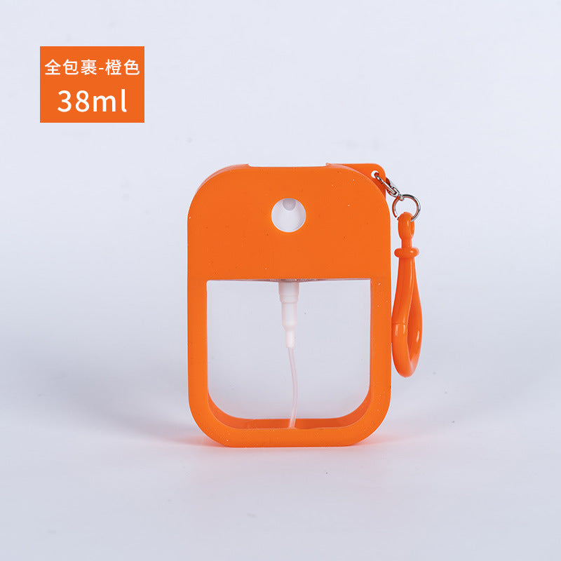 Wholesale DIY Silicone Set Spray Bottle 38ml Alcohol Perfume Hand Sanitizer Spray Bottle Travel Bottling Set Can Be Wraped Can Be DIY