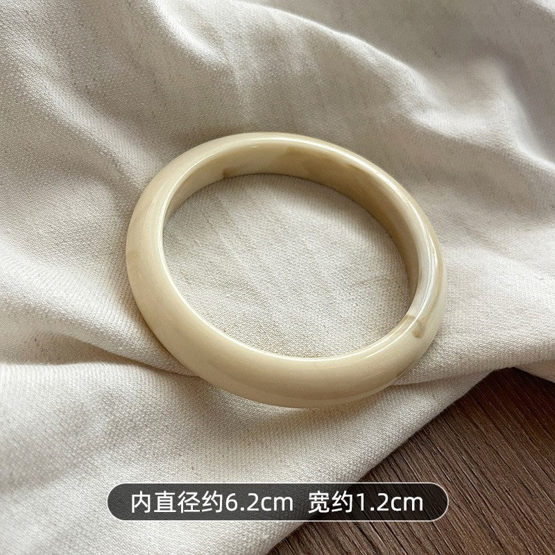 Wholesale Vintage Acrylic Geometric Irregular Ring Resin Bracelet