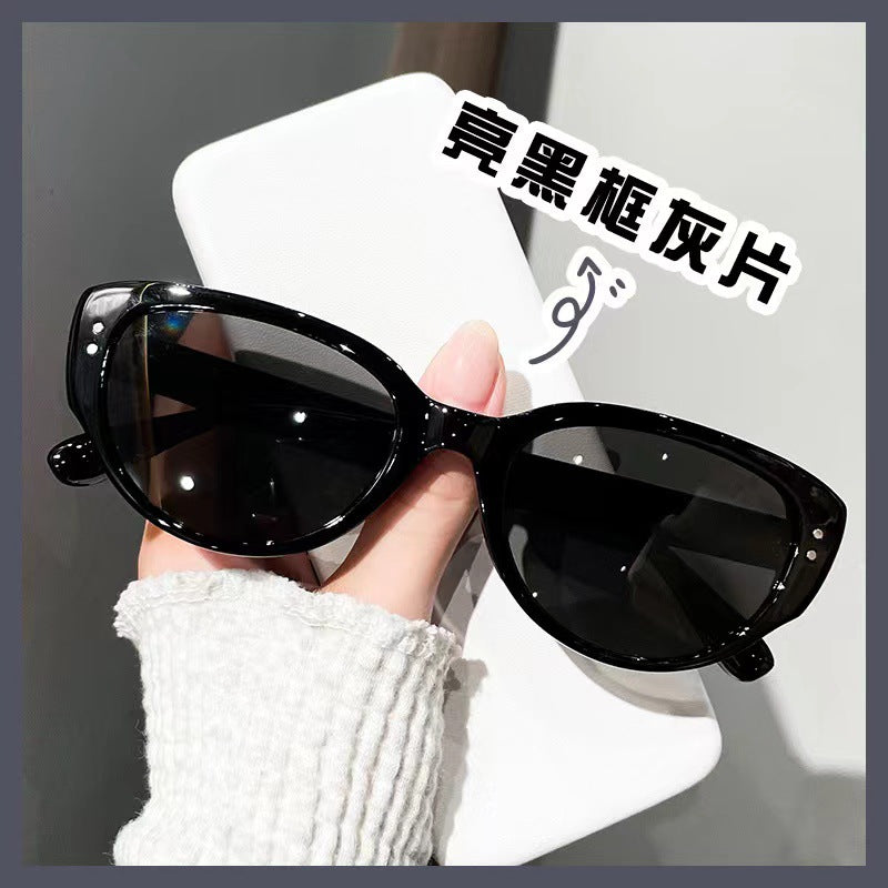 Wholesale Cat Eye Fashion Rice Nails Y2K Street Style Sunglasses