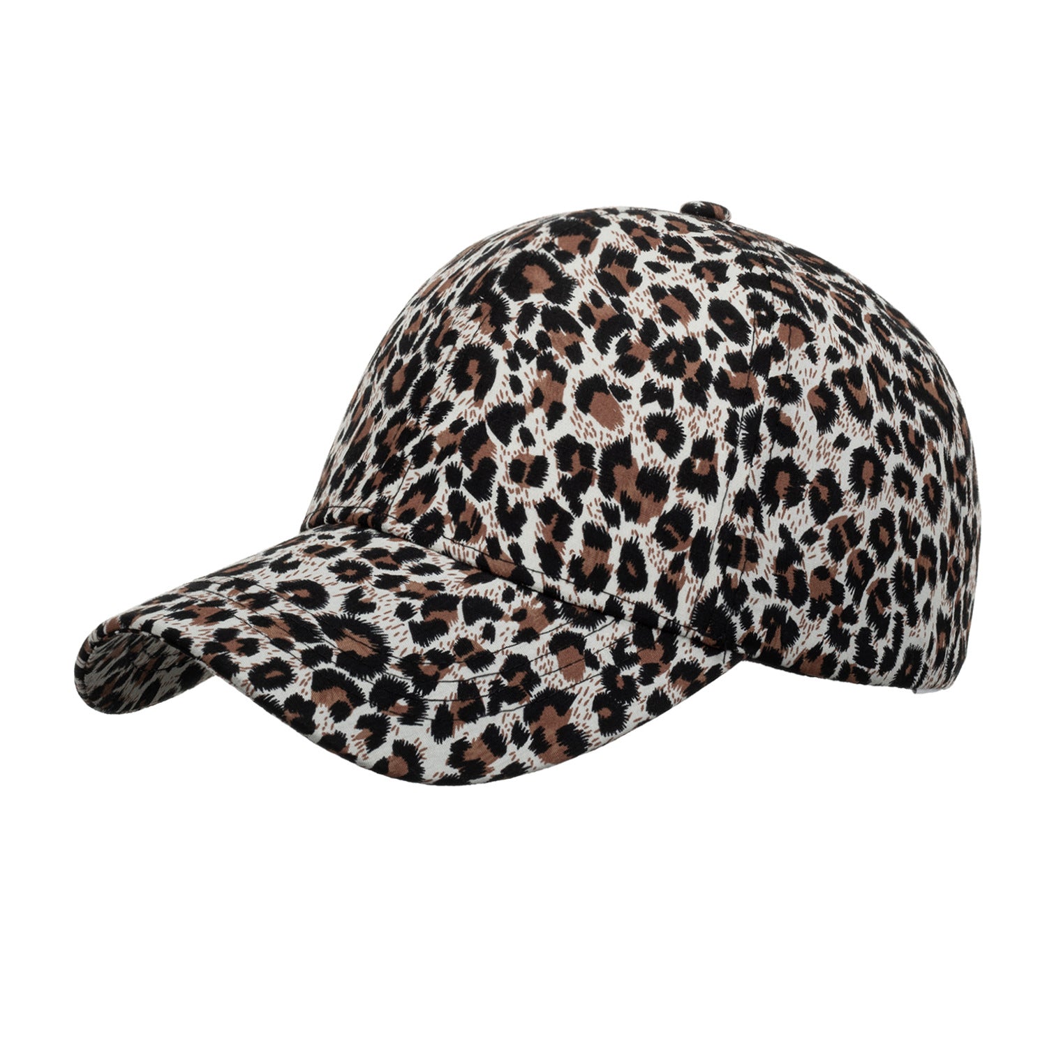 Wholesale Leopard print baseball cap outdoor hip hop sun visor cap