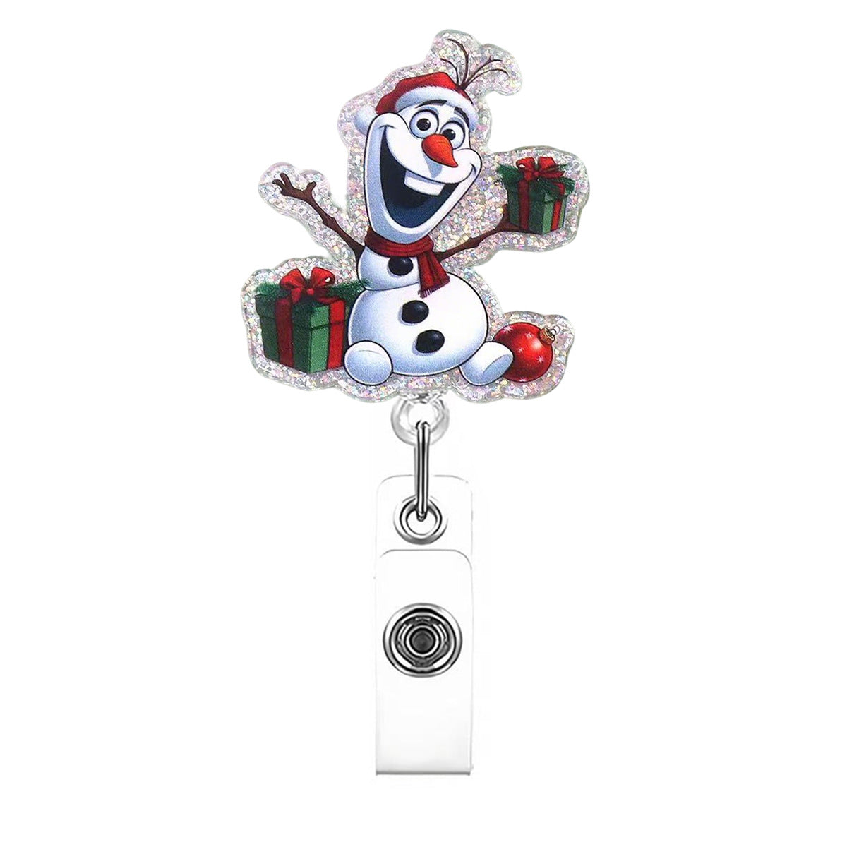 Wholesale Christmas Colored Bow Badge Reels