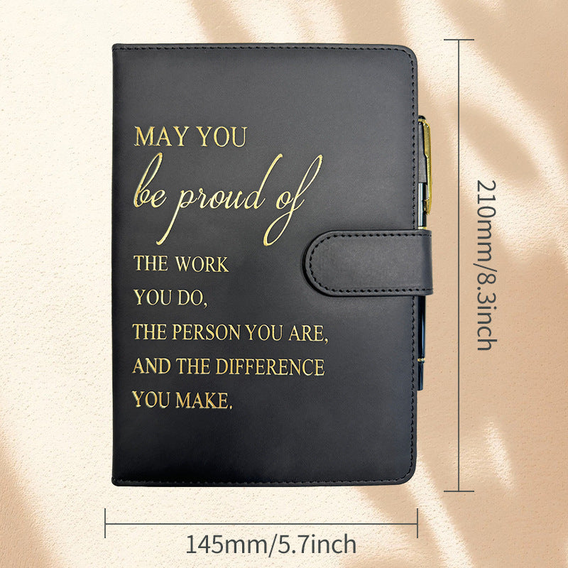 Wholesale Cross-border notebook in stock wholesale Amazon leather plan hand ledger temu incentive magnetic buckle notebook customization