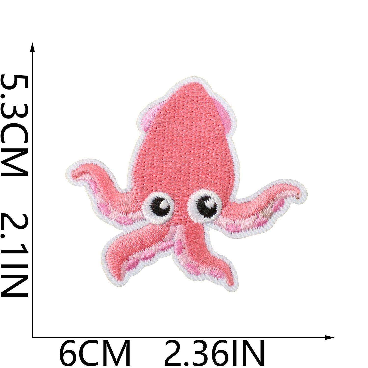 Wholesale Trendy Ocean Party Embroidered Patches For Kids Clothing Cartoon Shark Dolphin Fashion Accessory