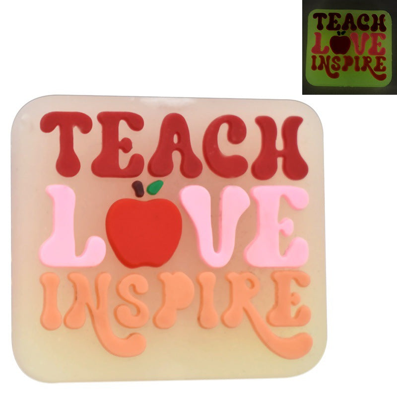 Wholesale Random 100pcs/pack  Glow-in-the-dark cartoon multi-functional beaded   Focal Beads