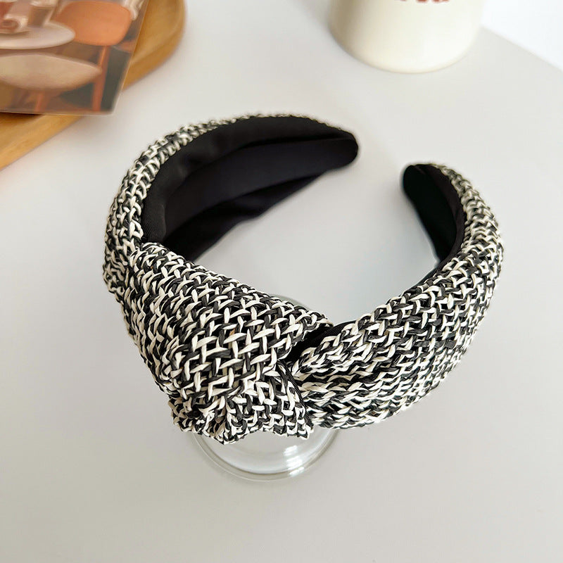 Wholesale Bohemian Autumn and Winter High Skull Knotted Headband