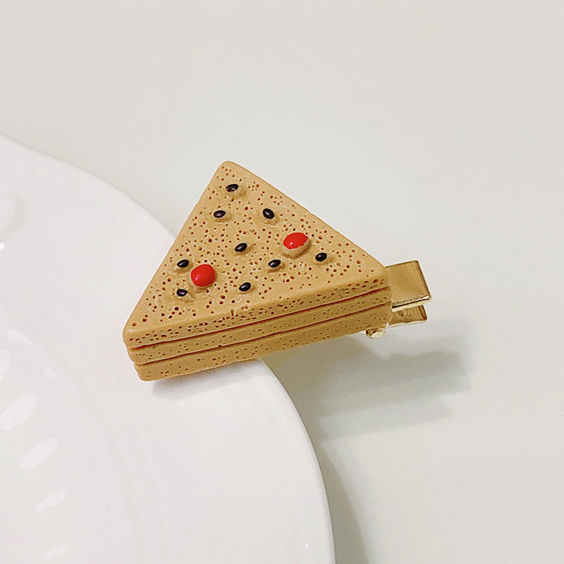 Wholesale Plastic Simulated Food Hair Clips