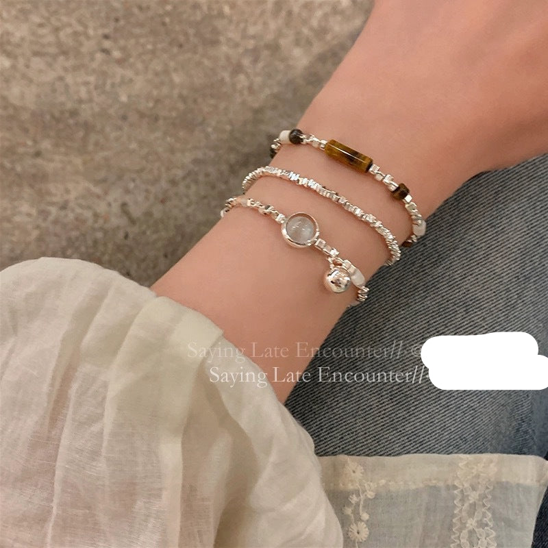 Wholesale Cat's Eye Beaded Simple Bracelet