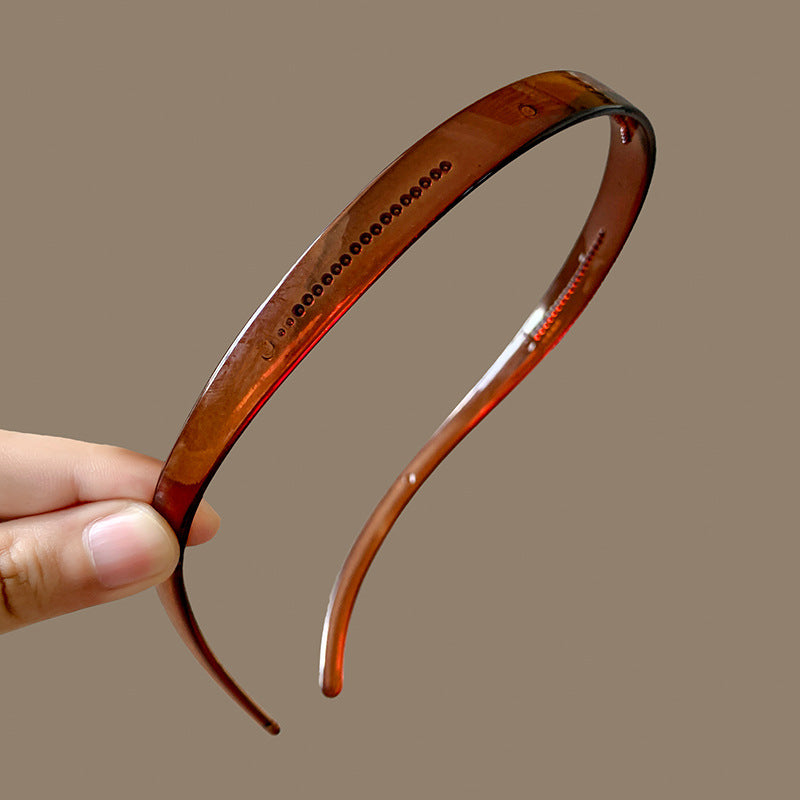 Wholesale Retro simple French style all-match outdoor face washing sponge headband for women